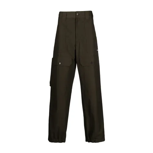 Trousers > Straight Trousers - - Msgm - Modalova