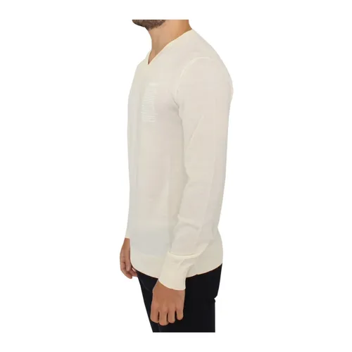 Knitwear > V-neck Knitwear - - Ermanno Scervino - Modalova