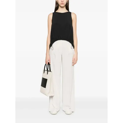Trousers > Wide Trousers - - Herno - Modalova