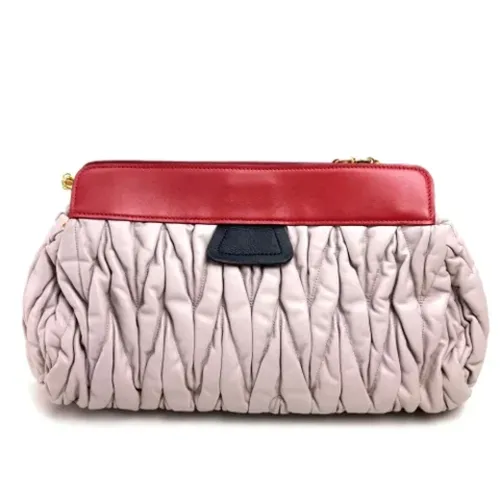 Pre-owned > Pre-owned Bags > Pre-owned Shoulder Bags - - Miu Miu Pre-owned - Modalova
