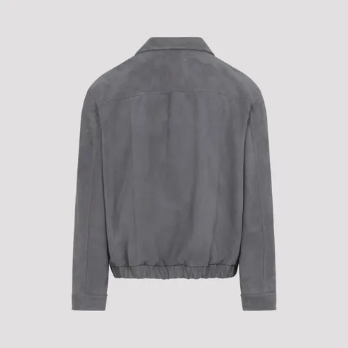 Jackets > Leather Jackets - - Brunello Cucinelli - Modalova