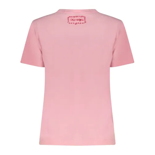 Desigual - Tops > T-Shirts - Pink - Desigual - Modalova