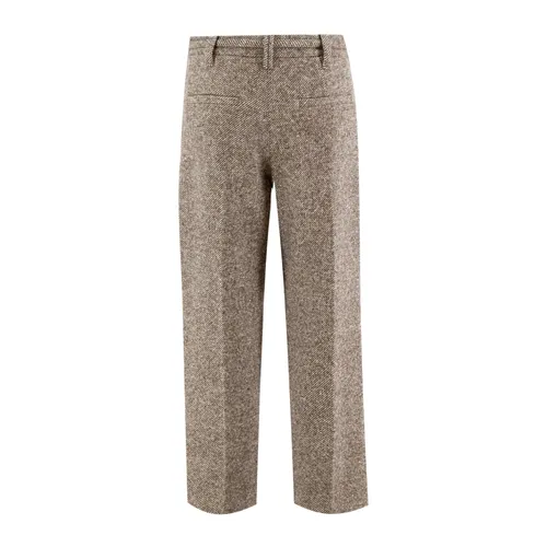 Trousers > Straight Trousers - - Brunello Cucinelli - Modalova