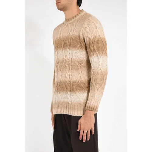 Knitwear > Round-neck Knitwear - - Daniele Alessandrini - Modalova
