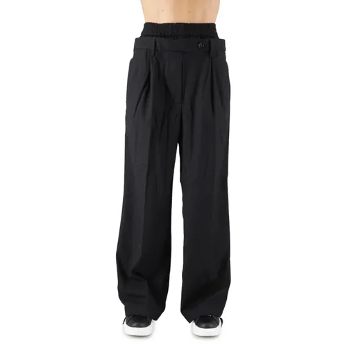Trousers > Wide Trousers - - White Sand - Modalova