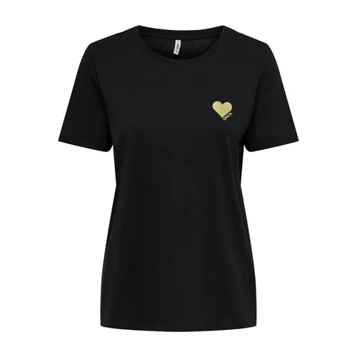 Only - Tops > T-Shirts - Black - Only - Modalova