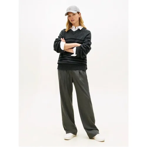 Trousers > Wide Trousers - - Tommy Hilfiger - Modalova
