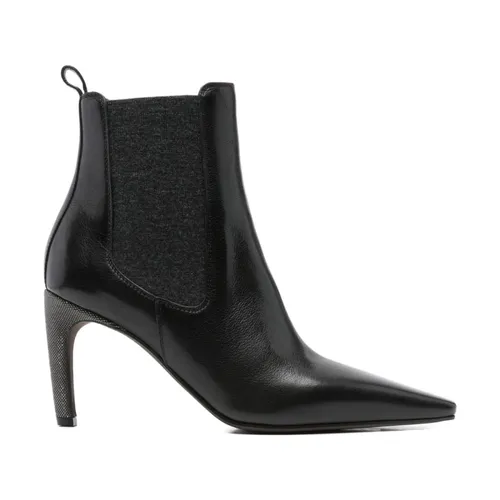 Shoes > Boots > Heeled Boots - - Brunello Cucinelli - Modalova