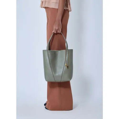 Chloé - Bags > Tote Bags - Green - Chloé - Modalova