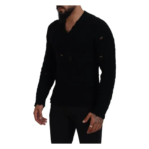 Knitwear > V-neck Knitwear - - Dolce & Gabbana - Modalova