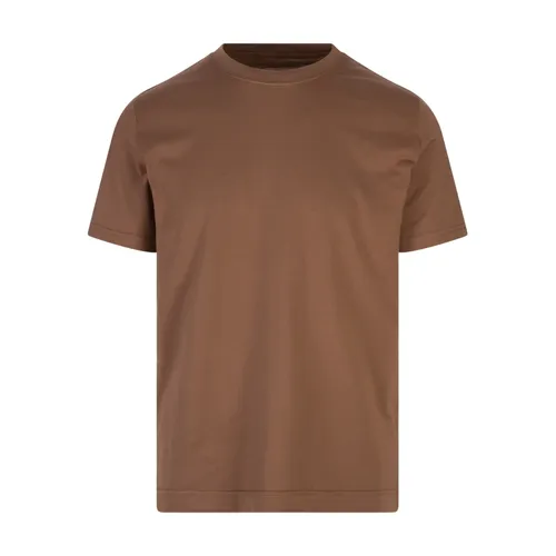 Fedeli - Tops > T-Shirts - Brown - Fedeli - Modalova