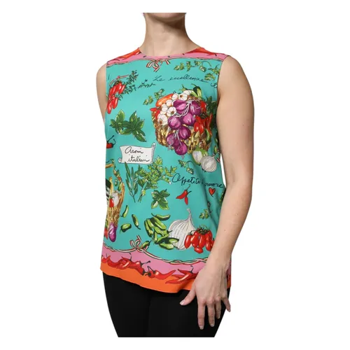 Tops > Sleeveless Tops - - Dolce & Gabbana - Modalova