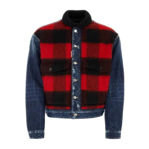 Jackets > Denim Jackets - - Dsquared2 - Modalova