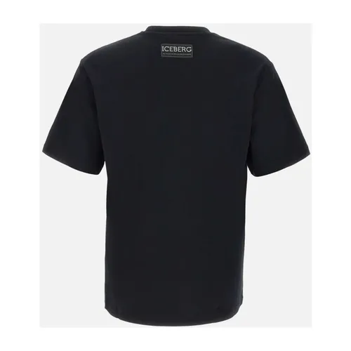 Iceberg - Tops > T-Shirts - Black - Iceberg - Modalova