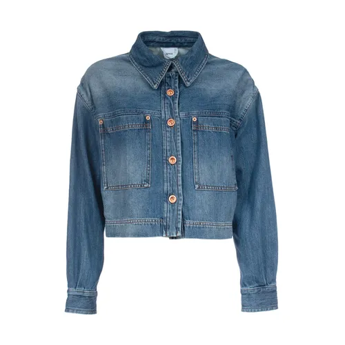 Jackets > Denim Jackets - - Aspesi - Modalova