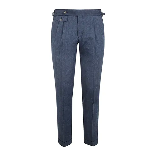 Trousers > Suit Trousers - - Barba Napoli - Modalova