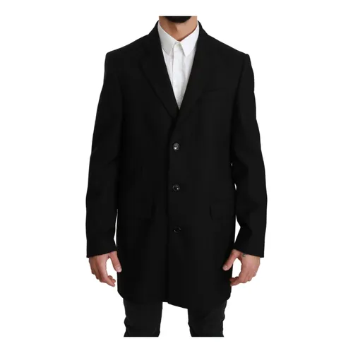Coats > Single-Breasted Coats - - Dolce & Gabbana - Modalova