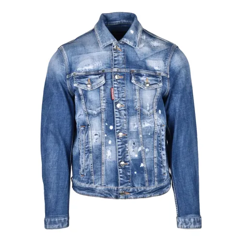 Jackets > Denim Jackets - - Dsquared2 - Modalova