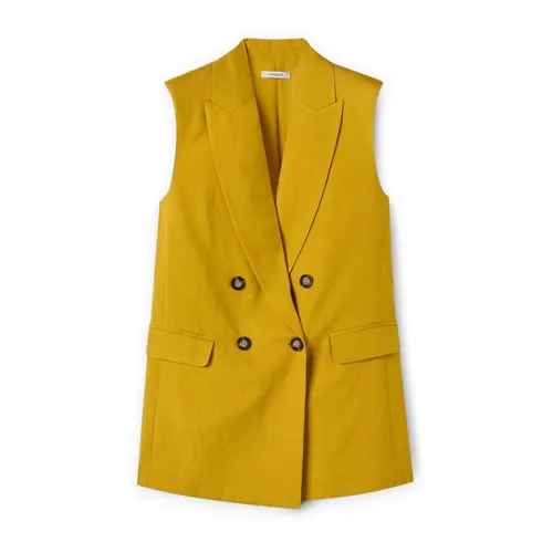 Motivi - Jackets > Vests - Yellow - Motivi - Modalova