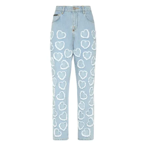 Jeans > Straight Jeans - - Philipp Plein - Modalova