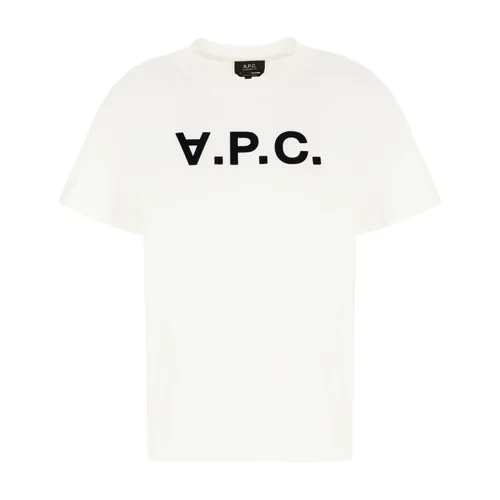 A.p.c. - Tops > T-Shirts - White - A.p.c. - Modalova