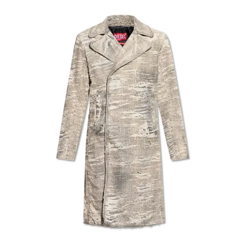 Coats > Single-Breasted Coats - - Diesel - Modalova