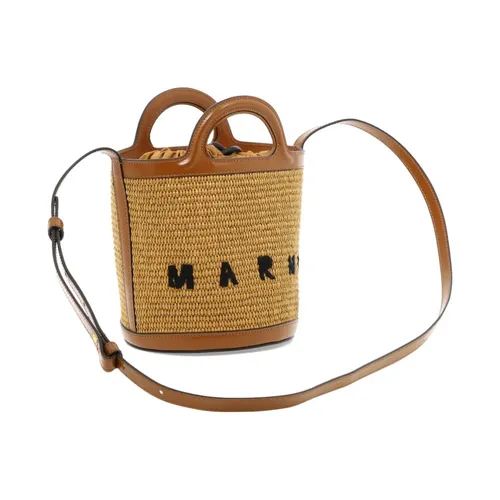 Marni - Bags > Handbags - Beige - Marni - Modalova