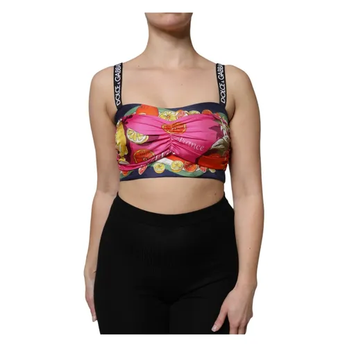 Tops > Sleeveless Tops - - Dolce & Gabbana - Modalova