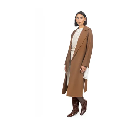 Coats > Belted Coats - - Max Mara Studio - Modalova