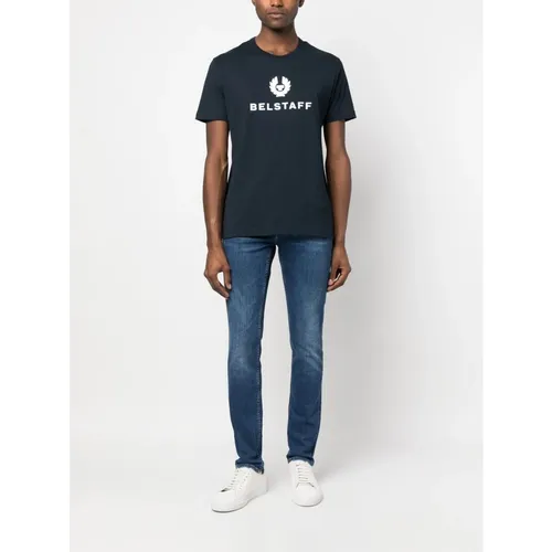 Belstaff - Tops > T-Shirts - Blue - Belstaff - Modalova