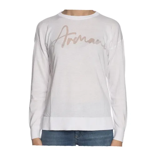 Knitwear > Round-neck Knitwear - - Armani Exchange - Modalova
