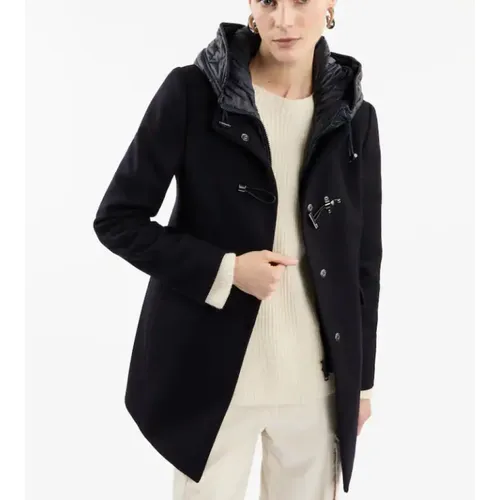 Fay - Coats > Parkas - Blue - Fay - Modalova