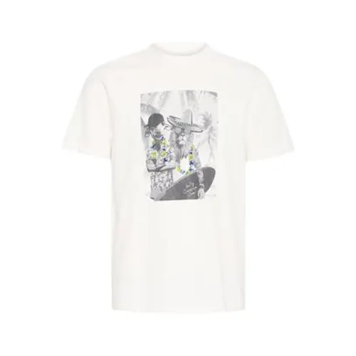 Blend - Tops > T-Shirts - White - Blend - Modalova