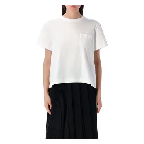 Sacai - Tops > T-Shirts - White - Sacai - Modalova