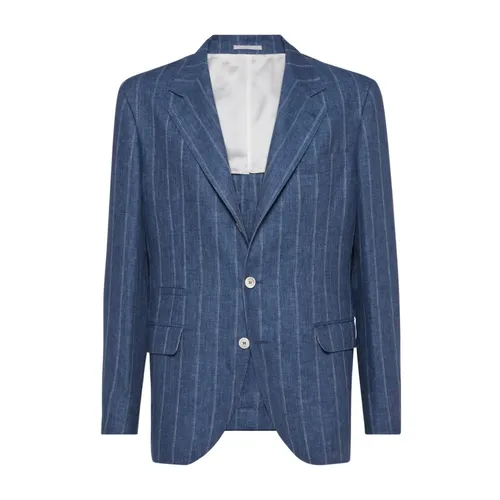 Jackets > Blazers - - Brunello Cucinelli - Modalova