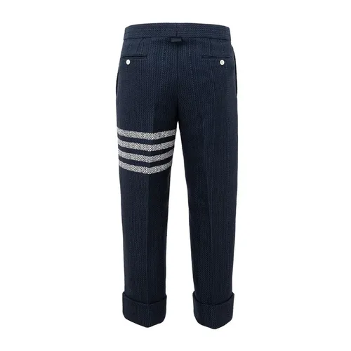Trousers > Slim-fit Trousers - - Thom Browne - Modalova