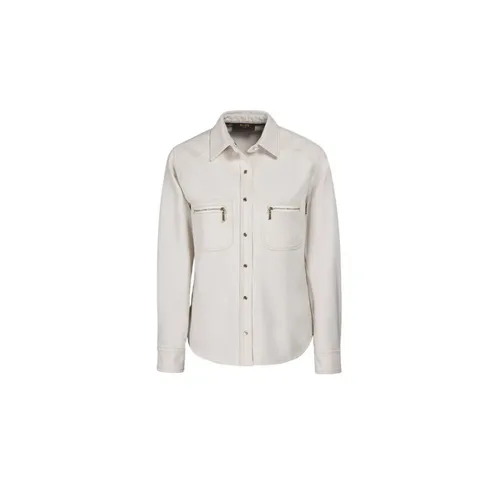 Blouses & Shirts > Denim Shirts - - Moorer - Modalova