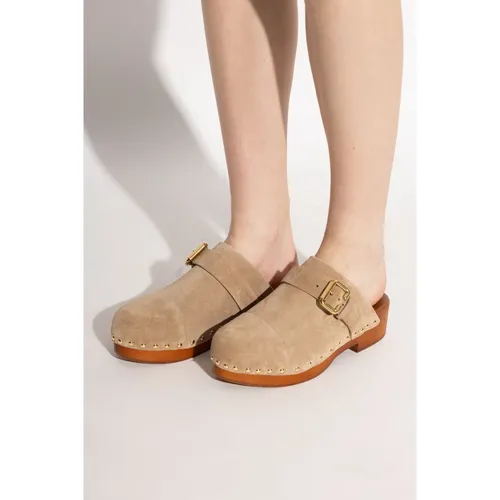 Shoes > Flats > Clogs - - Chloé - Modalova