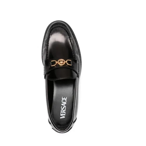 Shoes > Flats > Loafers - - Versace - Modalova