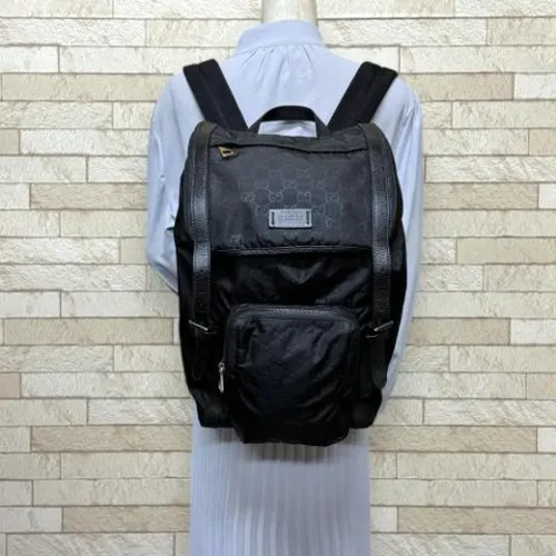 Pre-owned > Pre-owned Bags > Pre-owned Backpacks - - Gucci Vintage - Modalova