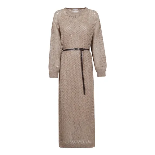 Dresses > Day Dresses > Midi Dresses - - Brunello Cucinelli - Modalova