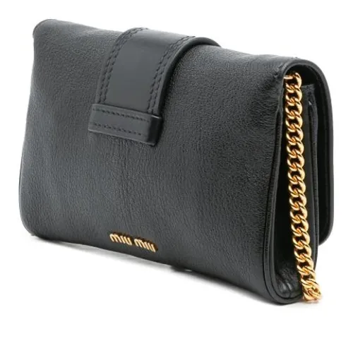 Pre-owned > Pre-owned Bags > Pre-owned Clutches - - Miu Miu Pre-owned - Modalova