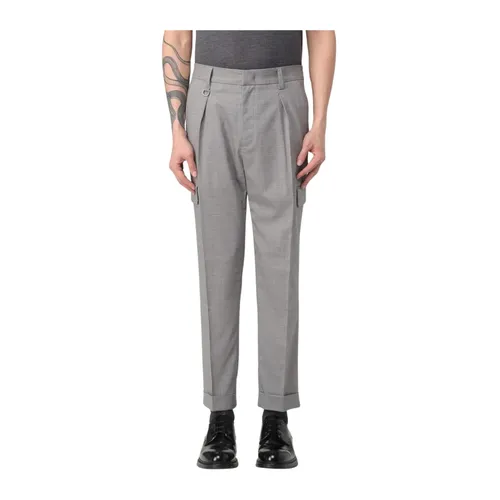 Trousers > Cropped Trousers - - Paolo Pecora - Modalova