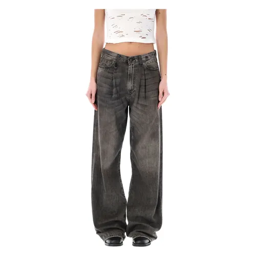 R13 - Jeans > Wide Jeans - Gray - R13 - Modalova