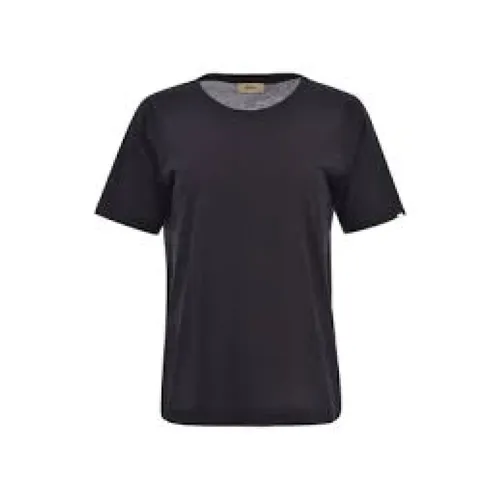 Herno - Tops > T-Shirts - Black - Herno - Modalova