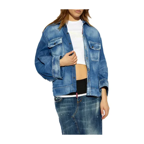 Blouses & Shirts > Denim Shirts - - Dsquared2 - Modalova