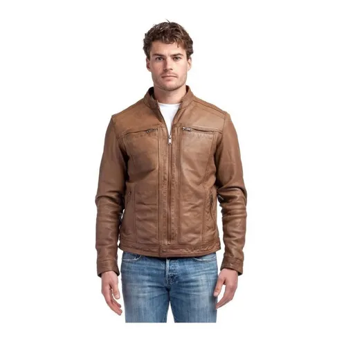 Jackets > Leather Jackets - - Le Temps Des Cerises - Modalova