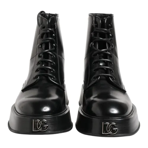 Shoes > Boots > Lace-up Boots - - Dolce & Gabbana - Modalova