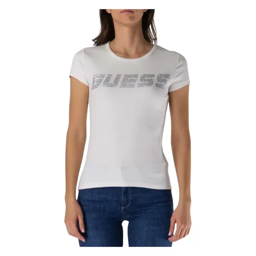 Guess - Tops > T-Shirts - White - Guess - Modalova