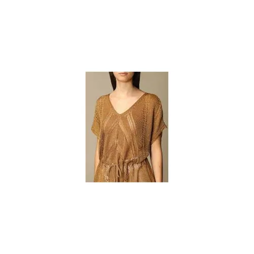 Twinset - Tops > T-Shirts - Brown - Twinset - Modalova